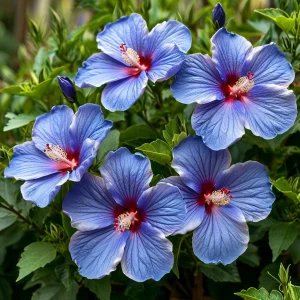 Гибискус садовый Блуминг Квин купить по цене от 259р. в интернет-магазине «Посадика» с доставкой почтой в в Веневе и по всей России – [изображение №1].