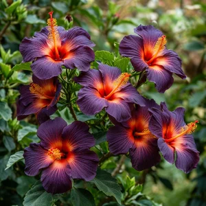 Гибискус Вивида Флэр купить по цене от 279р. в интернет-магазине «Посадика» с доставкой почтой в в Веневе и по всей России – [изображение №1].