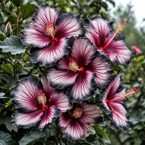 Гибискус садовый Самер Бридж купить по цене от 306р. в интернет-магазине «Посадика» с доставкой почтой в в Веневе и по всей России – [изображение №1].